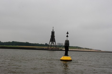 Die Kugelbake vor Cuxhaven